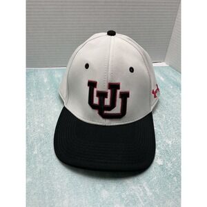 Under Armour Utah Utes White Black Hat Cap Size‎ M Adult Flat Fit